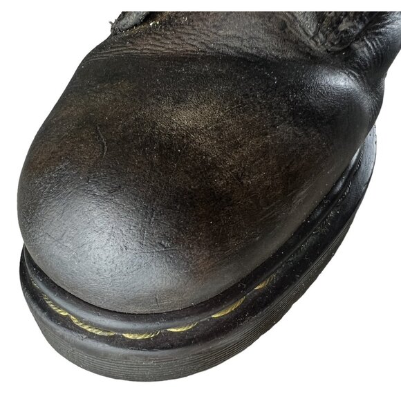 Dr Martens 939 Mens Size 9 W Womens 10 Boots Brown Leather 6 Eyes England main image 14